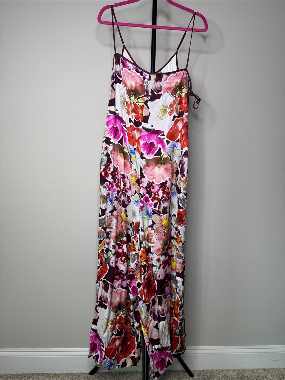 Anthropologie Floral Wide-leg Jumpsuit Whimsical Resortwear Bohemian Size Medium